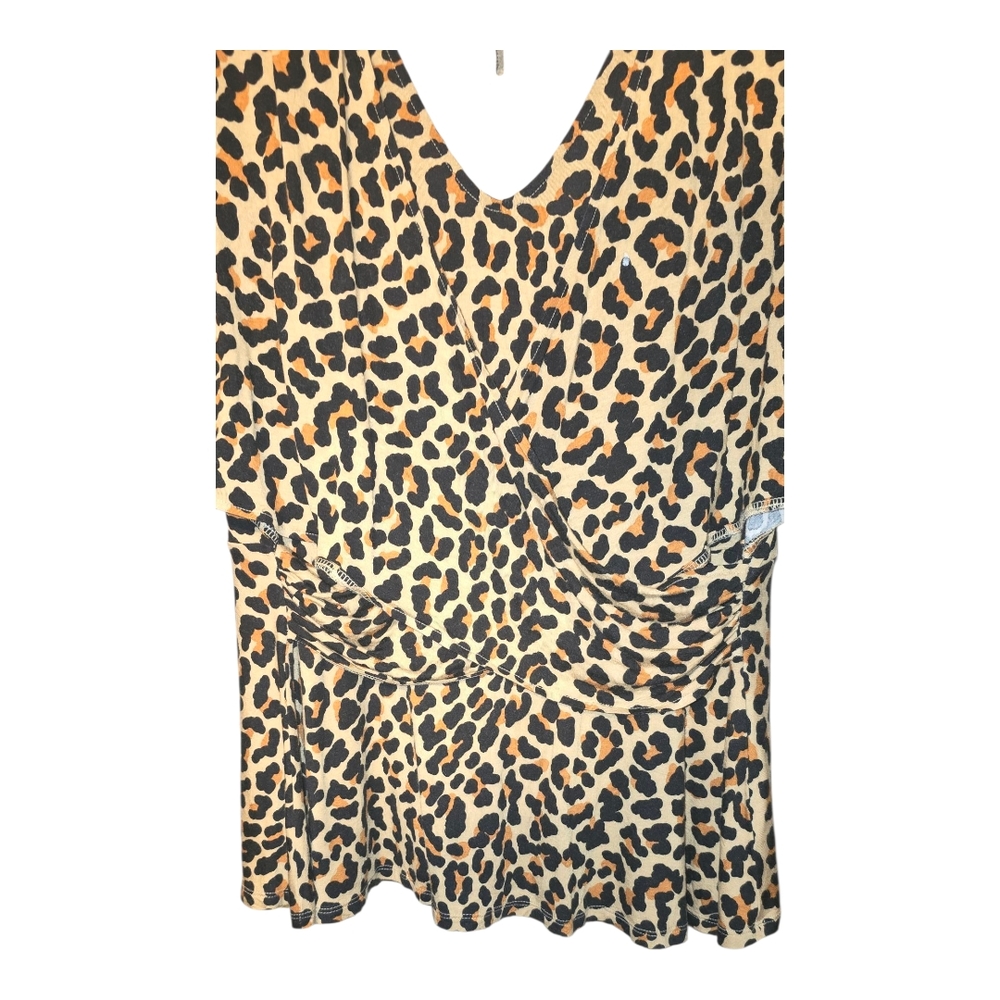 Lane Bryant Leopard Print Blouse - Picture 3 of 6